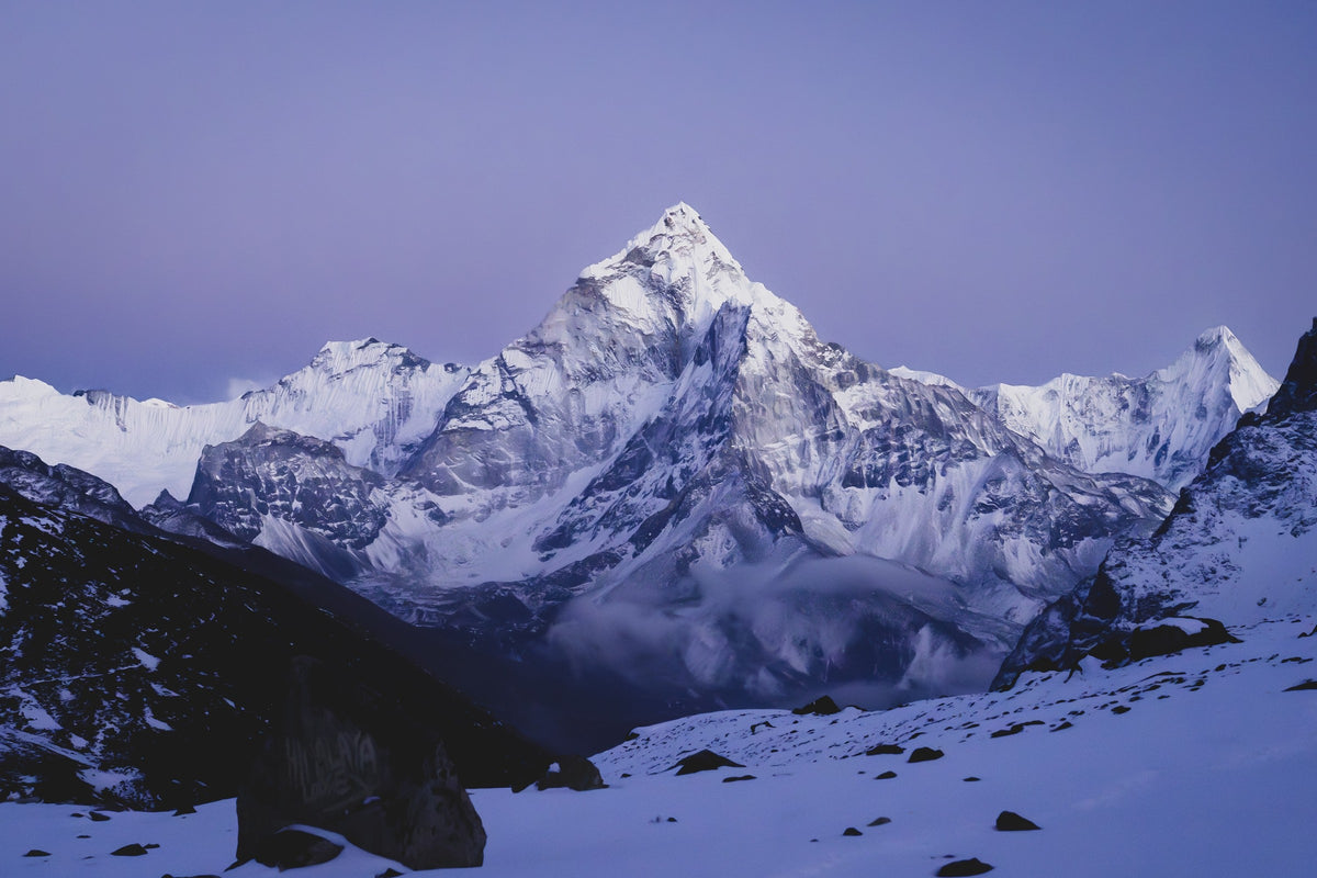 Ama Dablam im Abendlicht, Himalaya