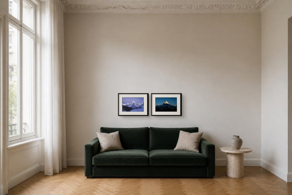 Abendlicht im Format 45 × 30 cm, Visualisierung
