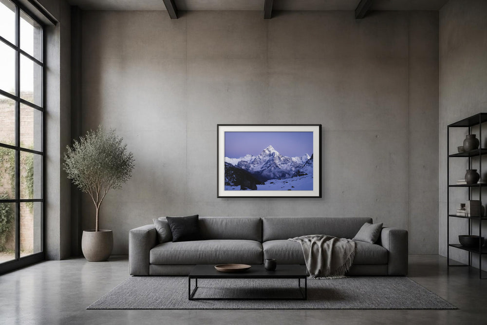 Abendlicht im Format 105 × 70 cm, Visualisierung
