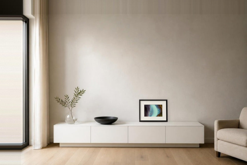 Eiswasser im Format 30 × 20 cm, Visualisierung