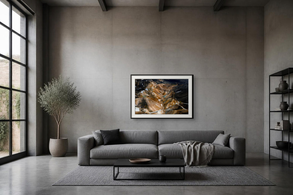 Farben im Format 105 × 70 cm, Visualisierung