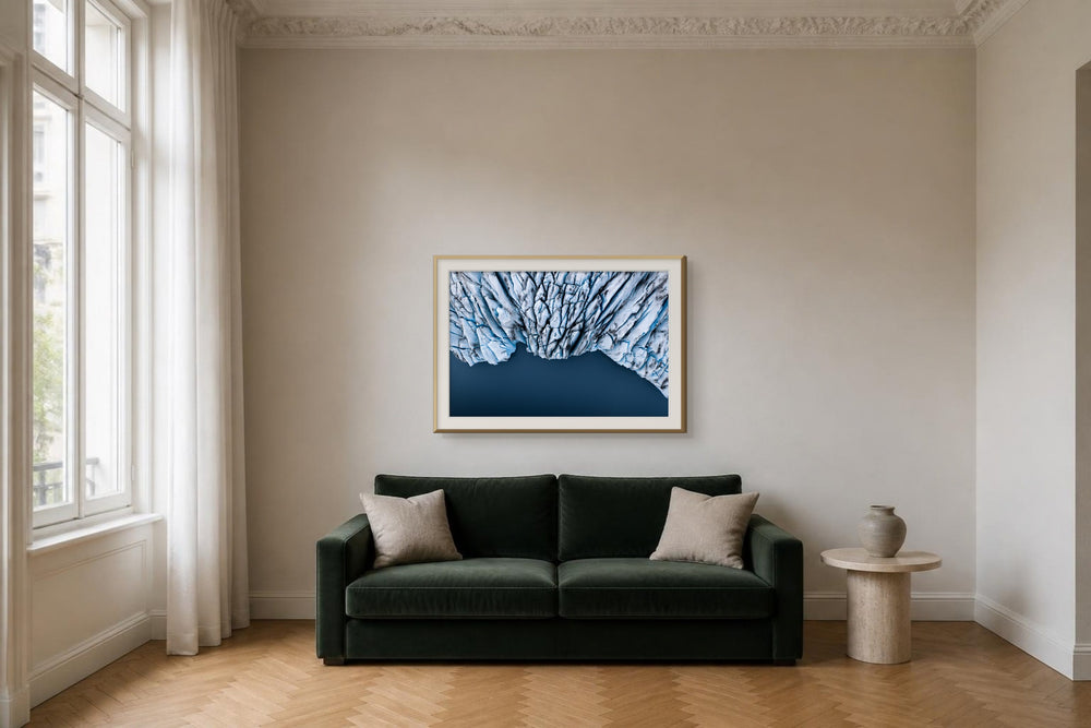 Gletscherwelten im Format 120 × 80 cm, Visualisierung