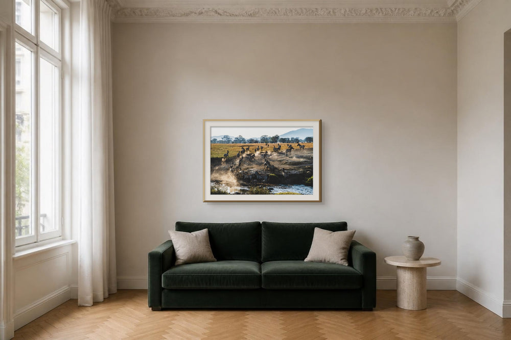 Herde im Format 120 × 80 cm, Visualisierung