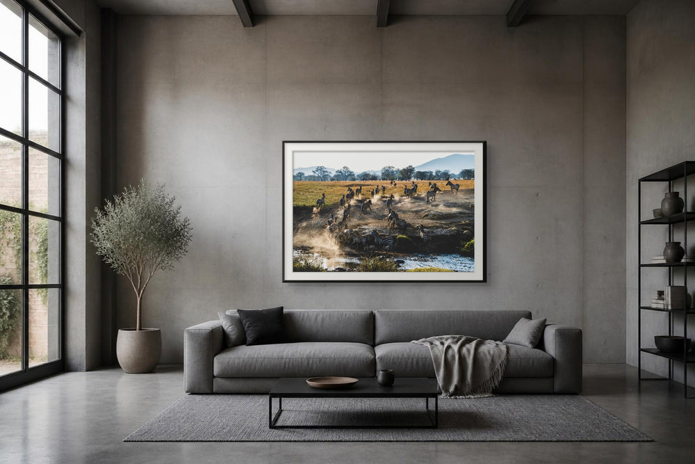 Herde im Format 150 × 100 cm, Visualisierung