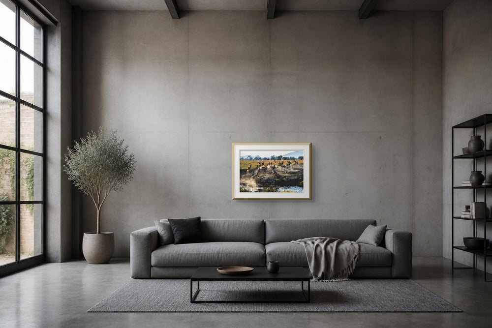 Herde im Format 75 × 50 cm, Visualisierung