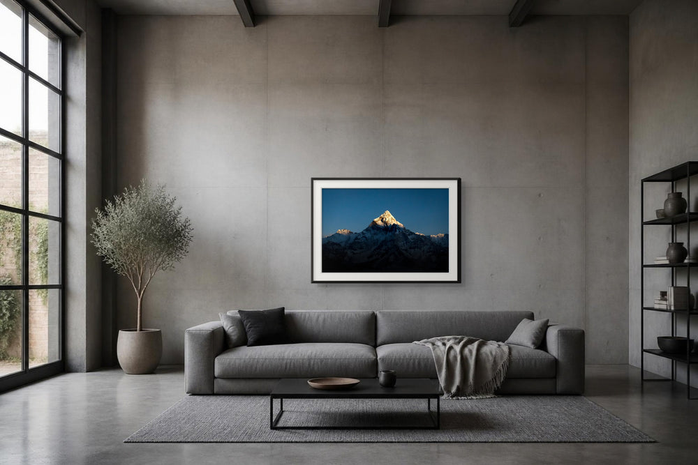 Majestät im Format 105 × 70 cm, Visualisierung
