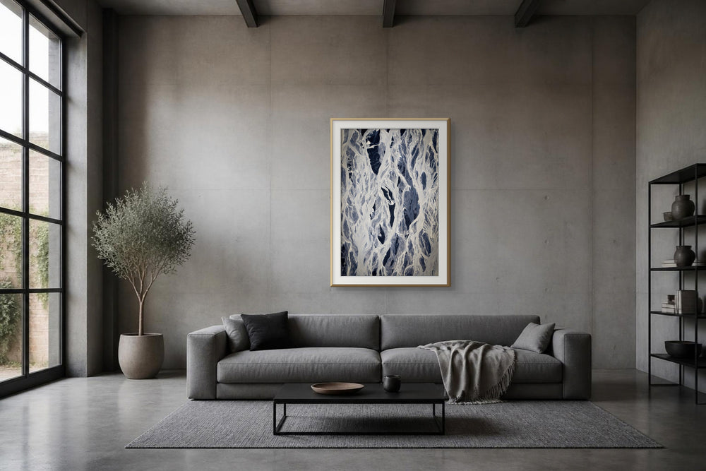 Naturgemälde im Format 80 × 120 cm, Visualisierung