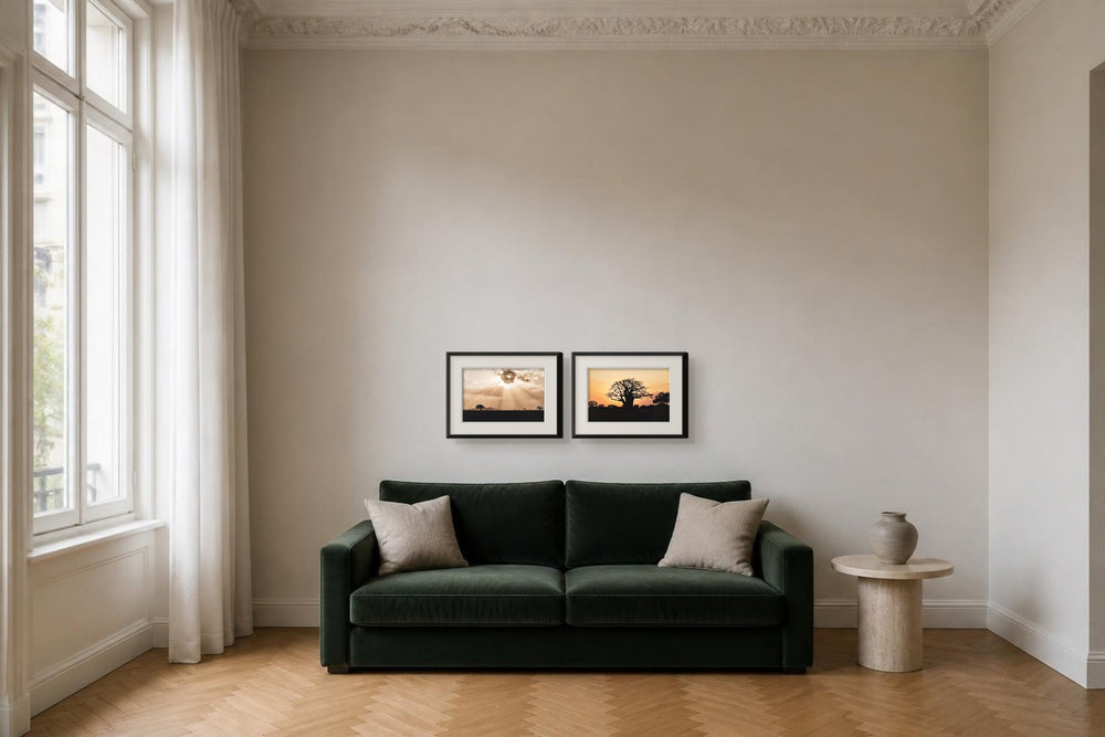 Serengeti im Format 45 × 30 cm, Visualisierung