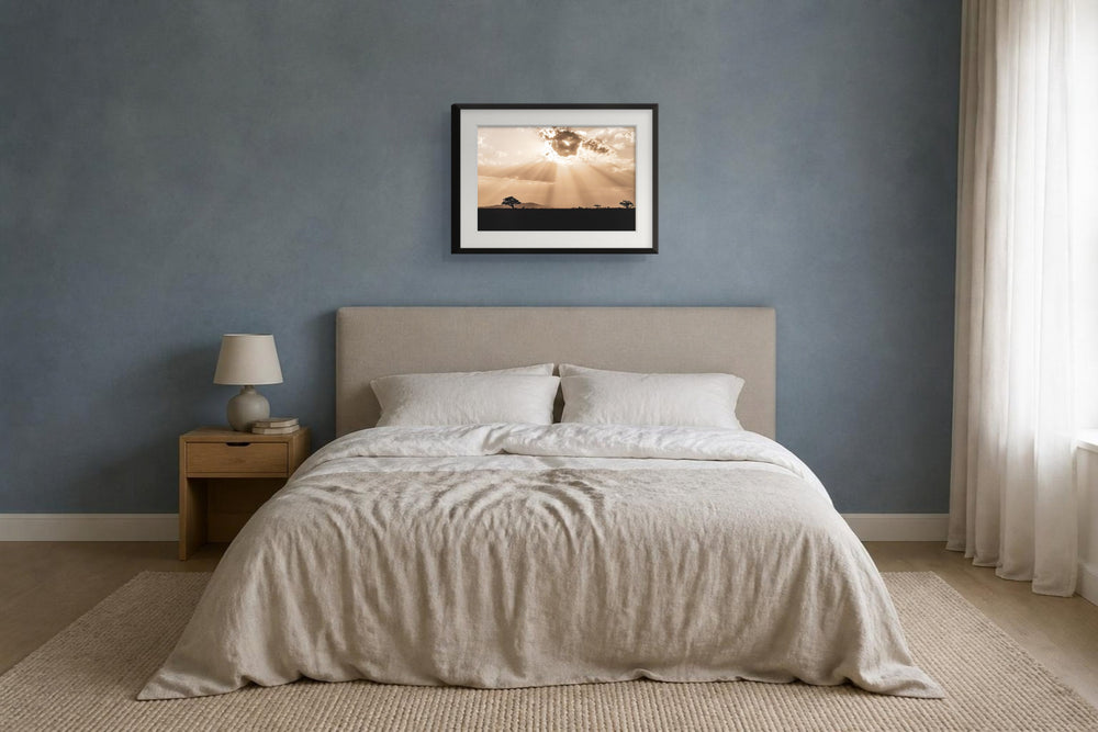 Serengeti im Format 60 × 40 cm, Visualisierung