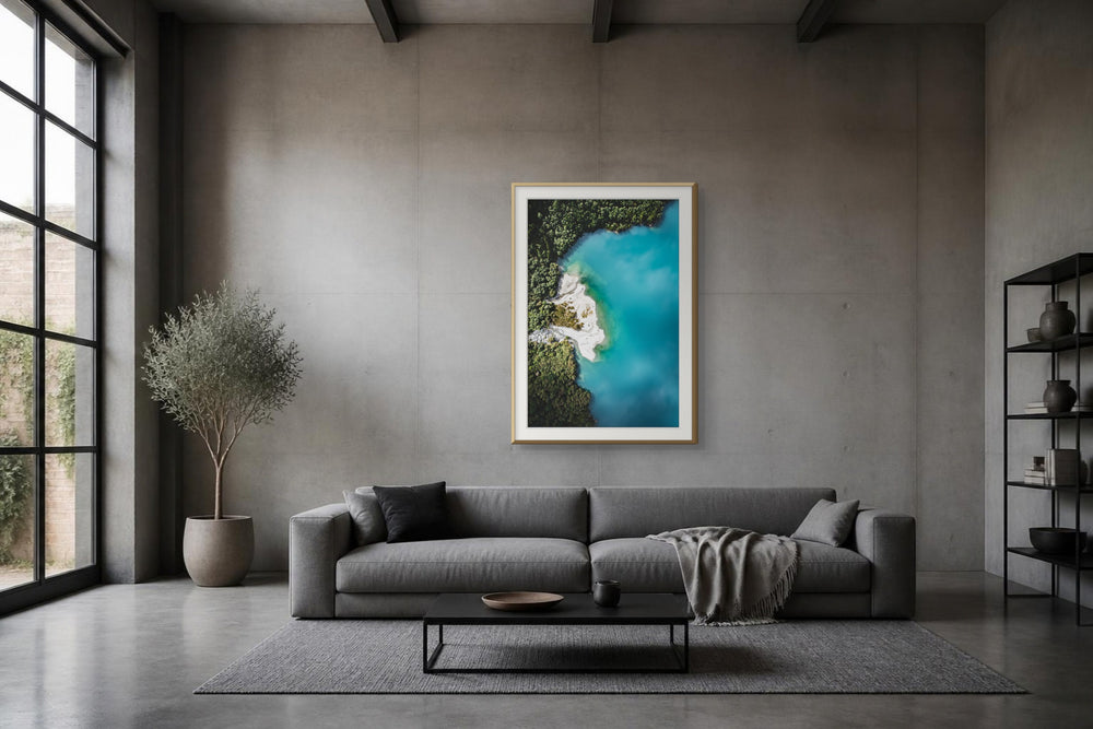 Smaragd im Format 80 × 120 cm, Visualisierung