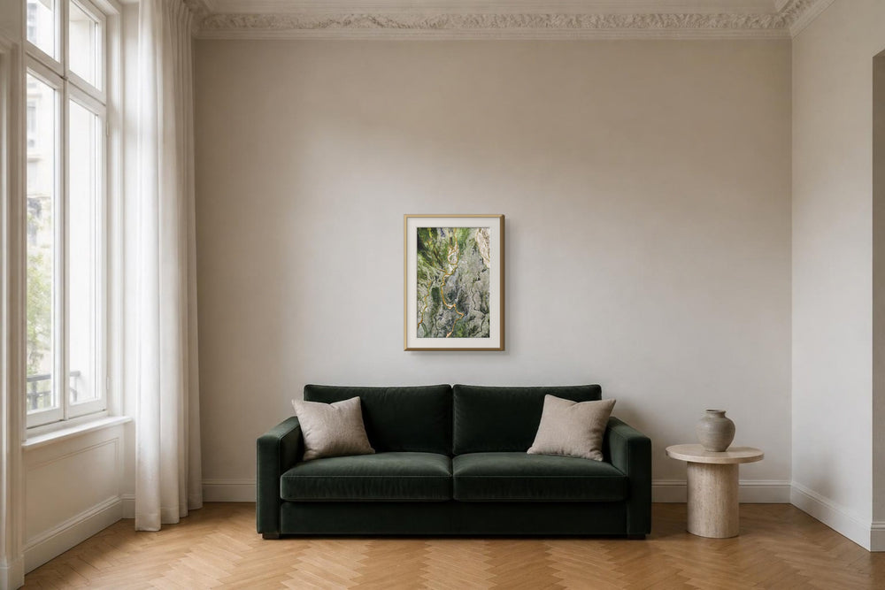 Strukturen im Format 50 × 75 cm, Visualisierung