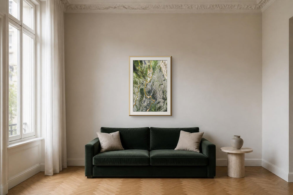 Strukturen im Format 70 × 105 cm, Visualisierung