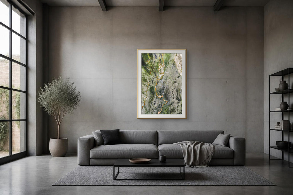 Strukturen im Format 80 × 120 cm, Visualisierung