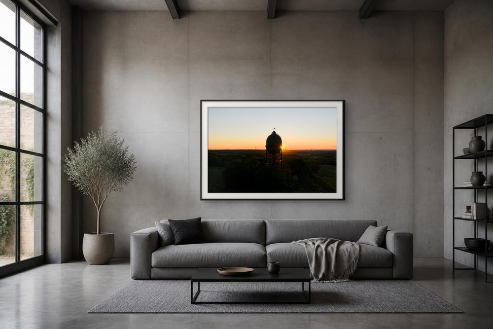 Wasserturm im Format 150 × 100 cm, Visualisierung